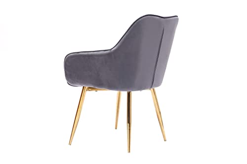 Velvet Dining Chairs Soft Padded Velvet Dining Room Chairs, Office Chairs, Living Room Chairs, Reception Chairs, HYGRAD®…