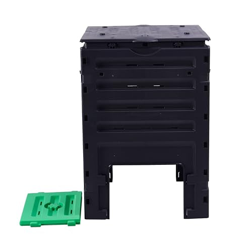 HYGRAD® 450L Outdoor Garden Compost Bin, Large Composter Compost Bin, Grass Eco Friendly Converter Debris Waste Garden Home