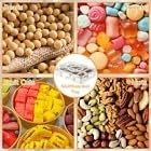 Snack Box With 4 Compartments - Portable Snackle for Fruit, Veges, Candy, Nuts - Perfect Masala Dabba for Seasoning, Spice and Herb - Ideal for Party and Picnic (4 Section)