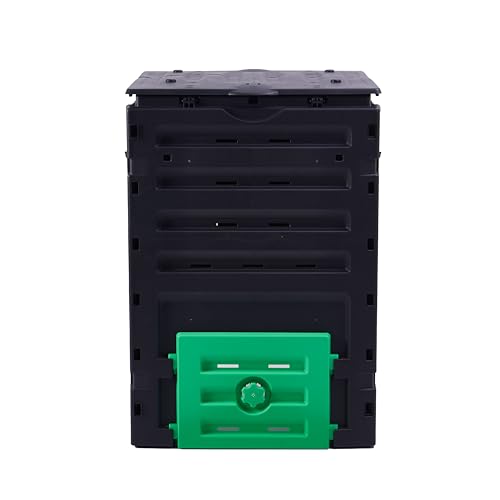 HYGRAD® 450L Outdoor Garden Compost Bin, Large Composter Compost Bin, Grass Eco Friendly Converter Debris Waste Garden Home