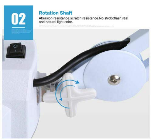HYGRAD® Floor Standing LED Magnifying Lamp for Dental Clinic Beauty Parlour Medical