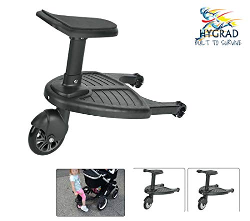 HYGRAD® Toddlers Stroller Board Attachment for Buggys and Prams with Seat and Stand