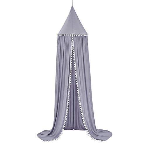 Children's Bed Canopy, Round Dome Princeess Bed Canopy Decoration, Mosquito Net Protection Canopy Play Tent