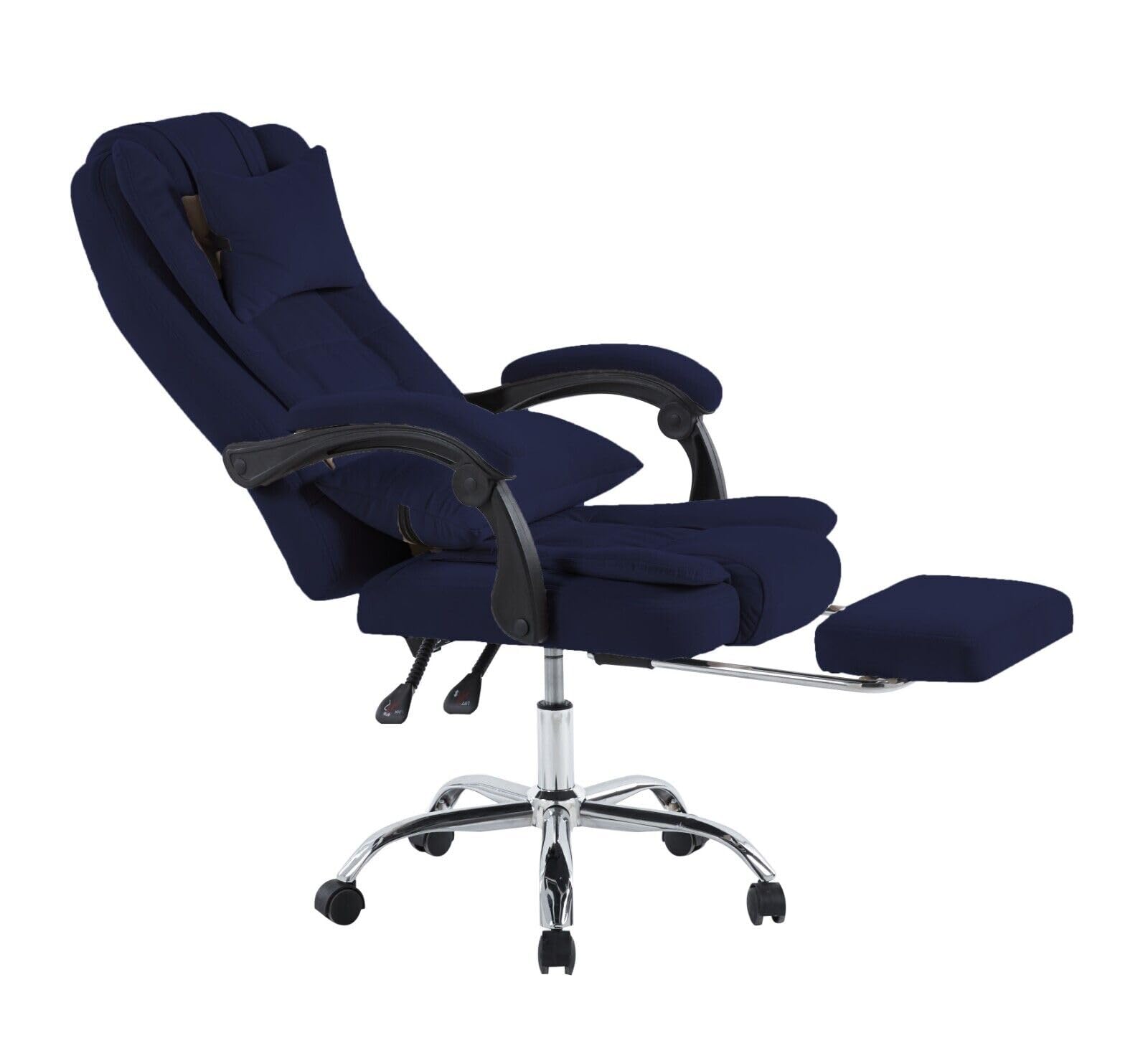 HYGRAD® Velvet Padded Office Chair Reclining Adjustable Swivel Home Office Work Chair Desk Chair Foot Rest Gaming Chair Velvet