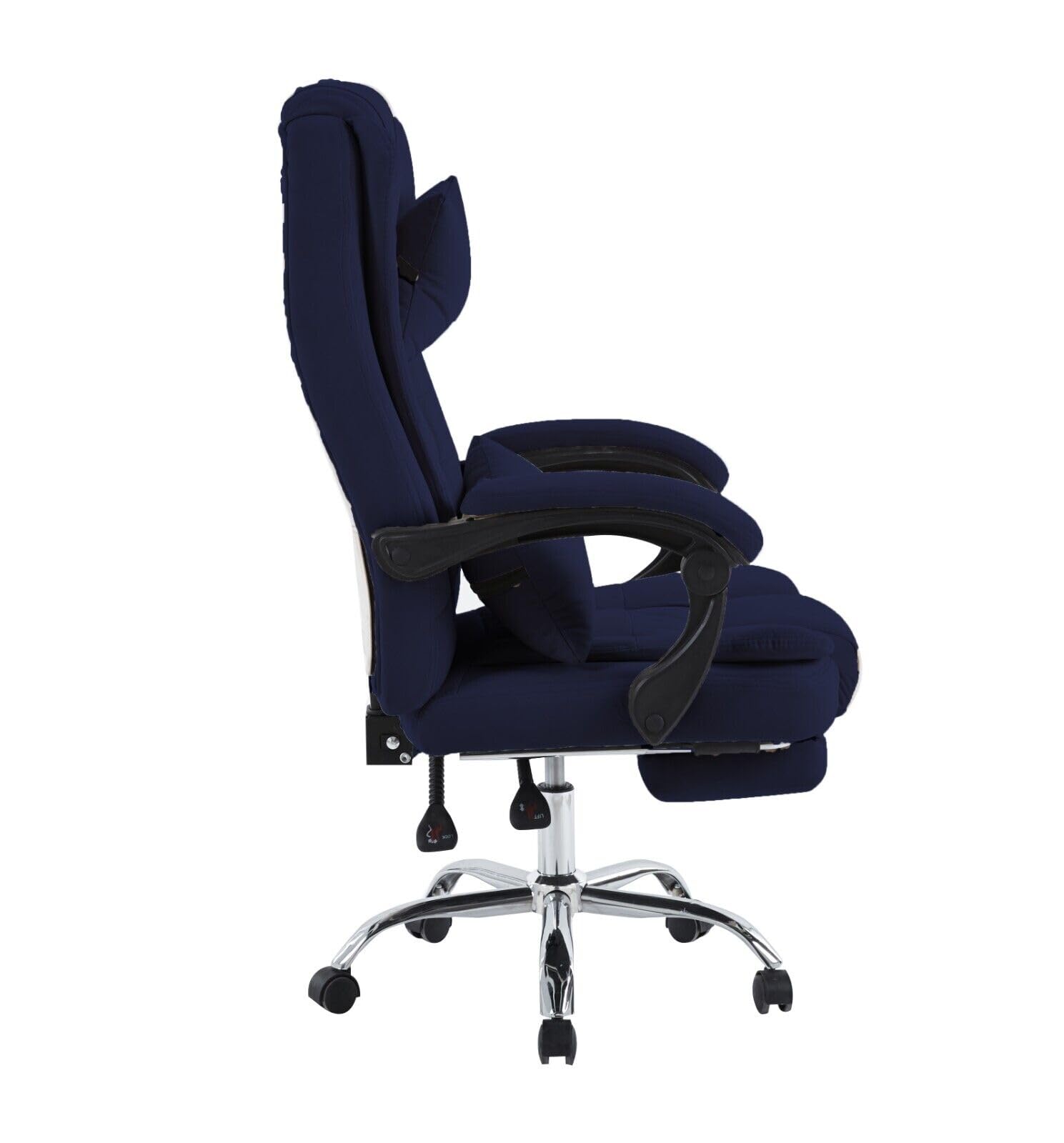 HYGRAD® Velvet Padded Office Chair Reclining Adjustable Swivel Home Office Work Chair Desk Chair Foot Rest Gaming Chair Velvet