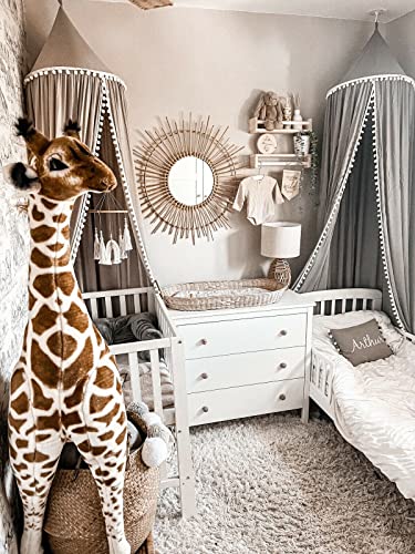 Children's Bed Canopy, Round Dome Princeess Bed Canopy Decoration, Mosquito Net Protection Canopy Play Tent