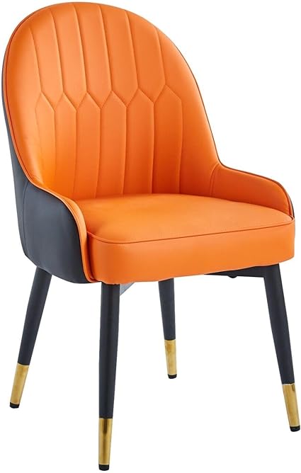 HYGRAD Modern Leather Dining Chairs PU Leather Padded Dining Chairs Set Of 2 Multi Coloured Ergonomic Soft Leather Chairs Office Home Restaurant
