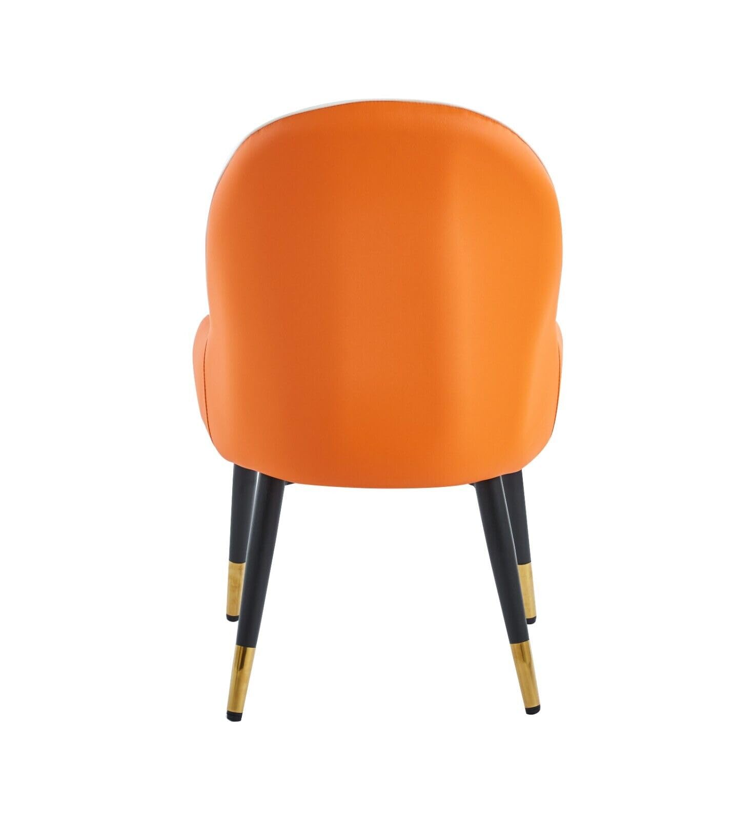 HYGRAD Modern Leather Dining Chairs PU Leather Padded Dining Chairs Set Of 2 Multi Coloured Ergonomic Soft Leather Chairs Office Home Restaurant
