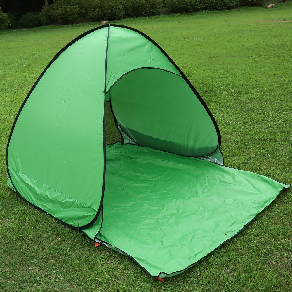 HYGRAD® Pop Up Beach Tent,Rated UPF 50+ for UV Sun Protection,Waterproof Sun Shelters for Family Camping, Fishing, Picnic (Orange)