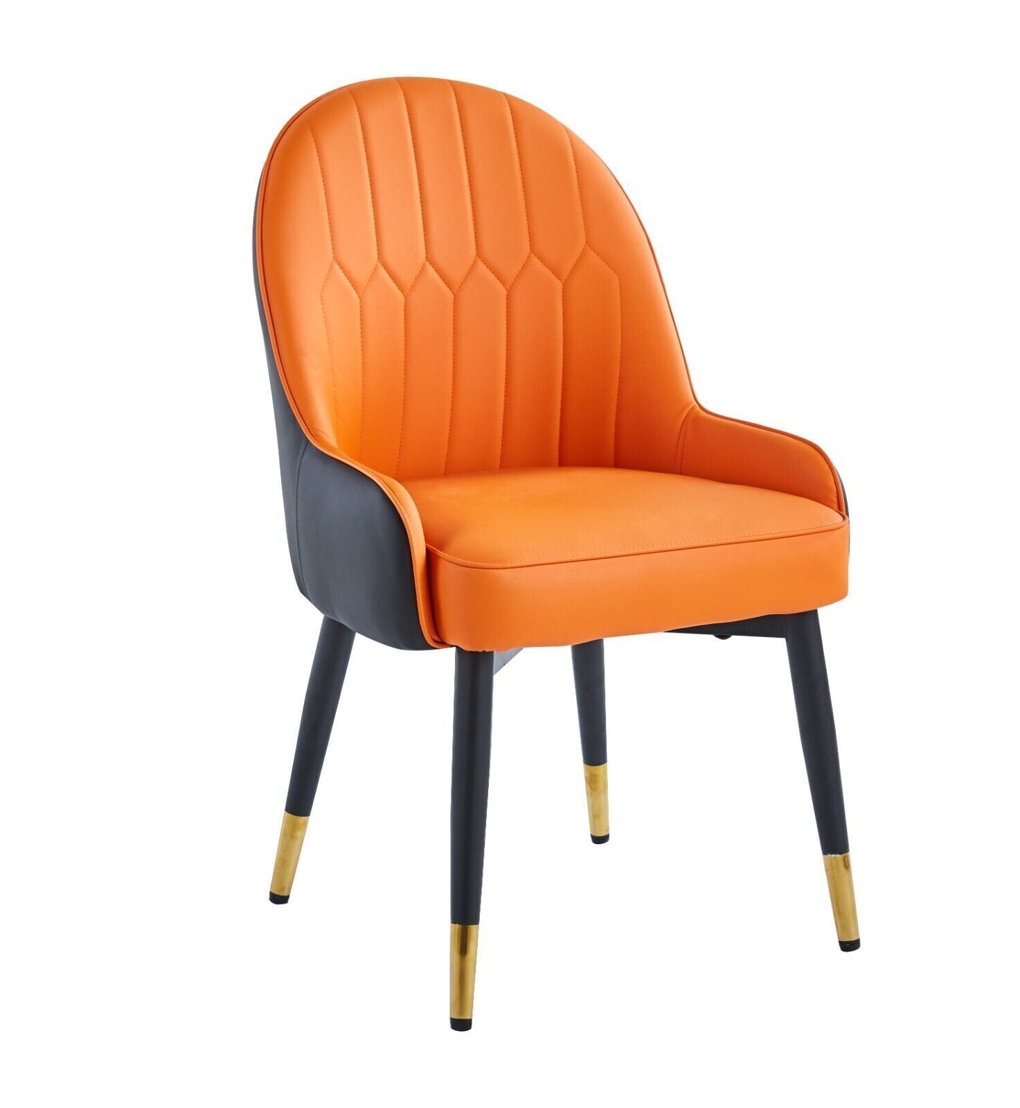 HYGRAD Modern Leather Dining Chairs PU Leather Padded Dining Chairs Set Of 2 Multi Coloured Ergonomic Soft Leather Chairs Office Home Restaurant