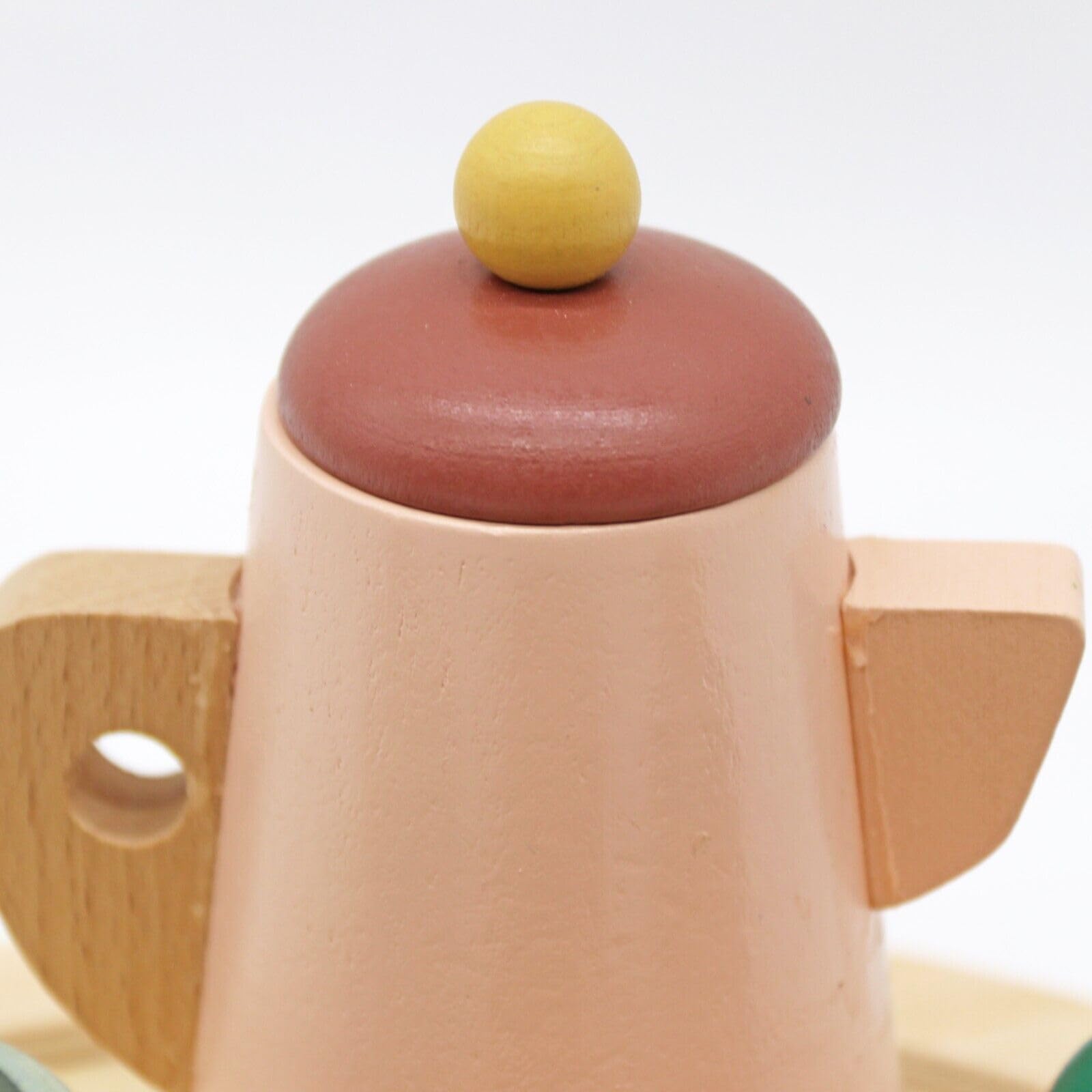 HYGRAD Wooden Tea Set For Toddlers Kids Tea Play Set Pretend Play Toys For Toddlers Kitchen Tea Set Toy Gift For Toddlers