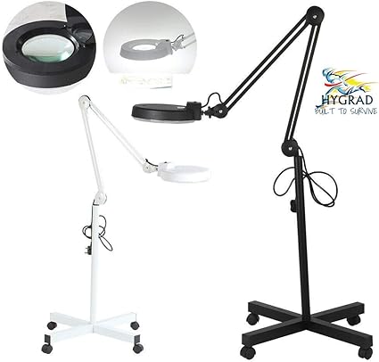 HYGRAD® Floor Standing LED Magnifying Lamp for Dental Clinic Beauty Parlour Medical