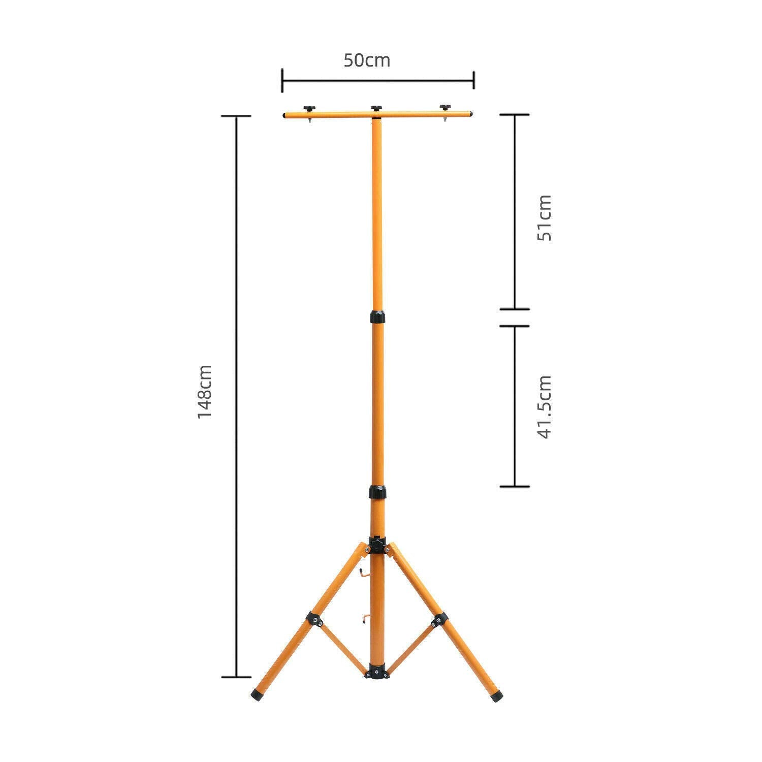 HYGRAD® LED Flood Light Tripod Stand Portable Work Site Floodlight Telescopic Tripod UK