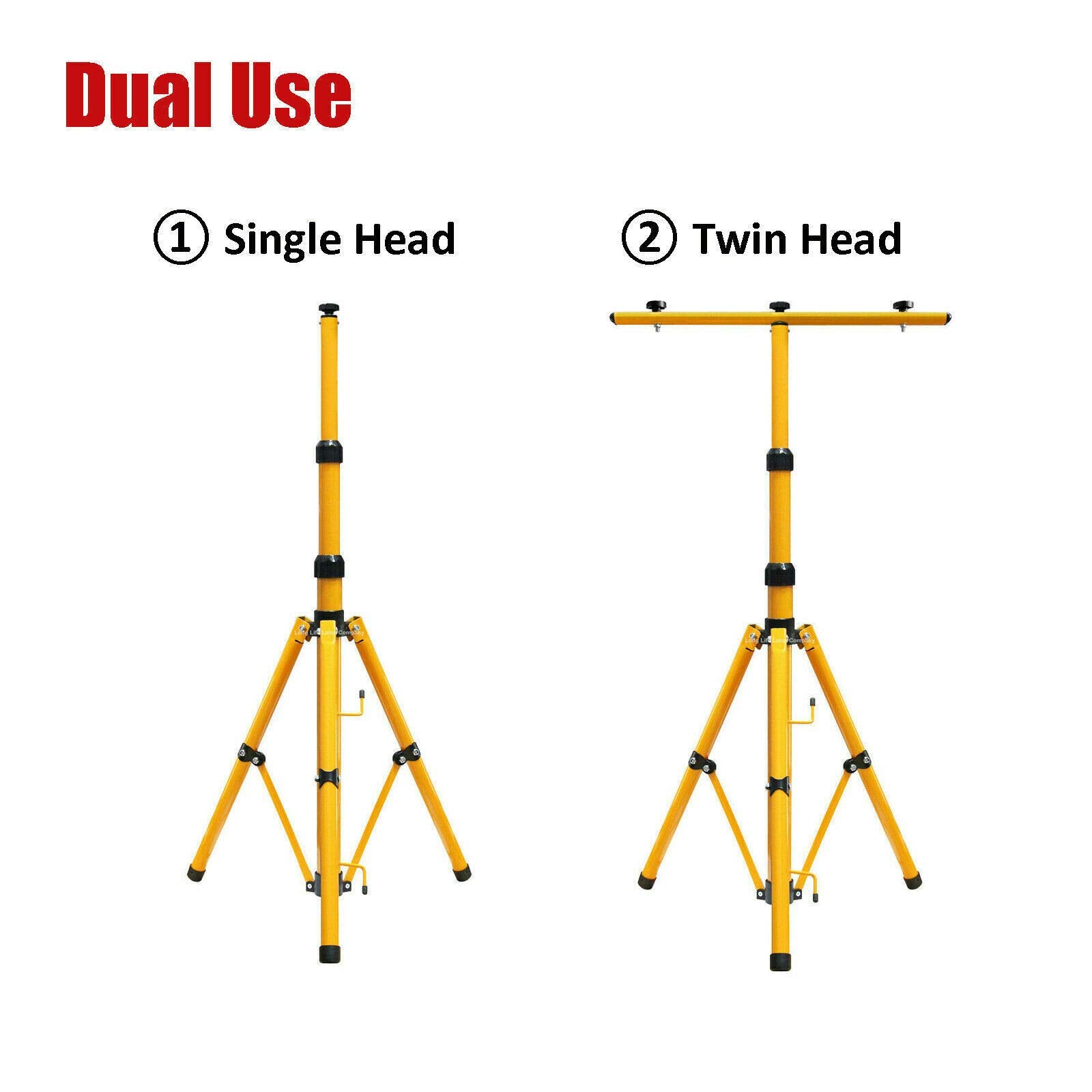HYGRAD® LED Flood Light Tripod Stand Portable Work Site Floodlight Telescopic Tripod UK