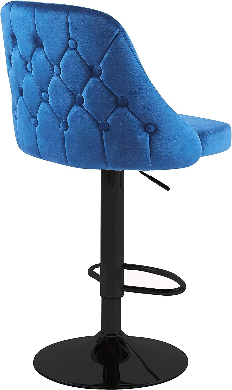 Velvet Bar Stools Height Adjustable Swivel Soft Padded Velvet Kitchen Bar Stools Home Bar Kitchen Counter Bar stools Kitchen Island Breakfast Stools (Set of 2)