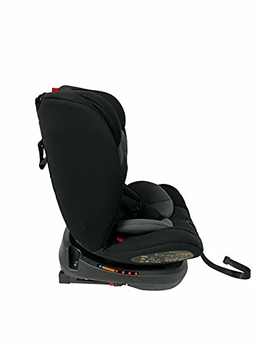HYGRAD® ISOFIX Baby Car Booster Seat 360 Rotation Group 0123 from 0-36Kg ECE Approved in Black for up to 2 Years