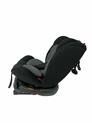 HYGRAD® ISOFIX Baby Car Booster Seat 360 Rotation Group 0123 from 0-36Kg ECE Approved in Black for up to 2 Years