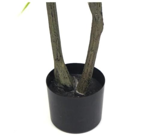 Large Artificial Fake Tree Plants Indoor Fake Decorative Plants In Pot Outdoor Fake Plant Pots Flora Exotic Tree Plants In Pots (Dracaena Draco - 150cm)