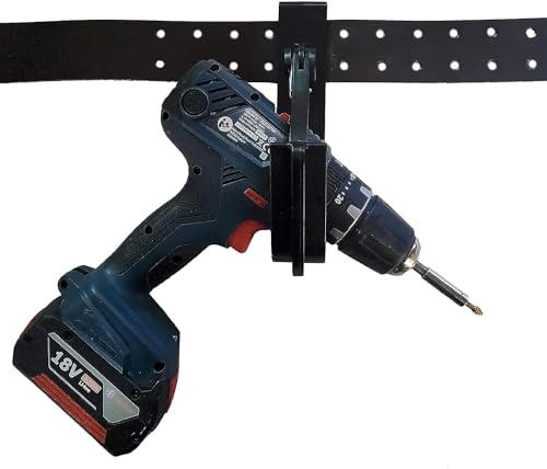 HYGRAD Builder Tool Belt Hook Drill Holder Hammer Holder Tool Organiser Hook Universal Waist Hook For Tool Holder Scaffolding Power Tool Hook