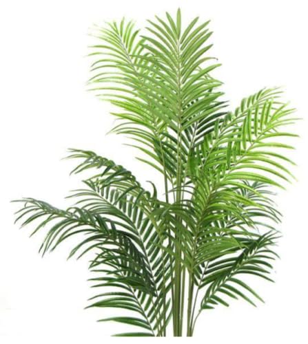 HYGRAD BUILT TO SURVIVE Large Artificial Fake Tree Plants Indoor Fake Decorative Plants In Pot Outdoor Fake Plant Pots Flora Exotic Tree Plants In Pots (Areca Palm - 160cm)