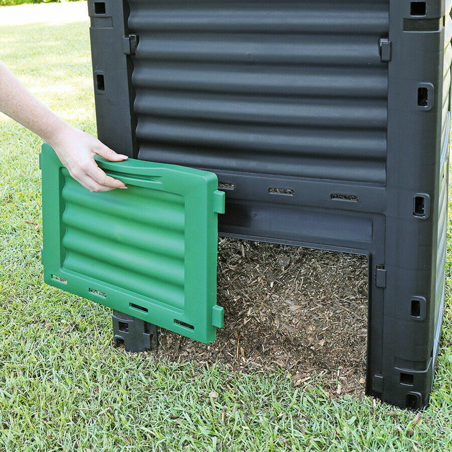 Large Garden Composter Bin Organic Waste Compost Converter Eco Friendly - 300L