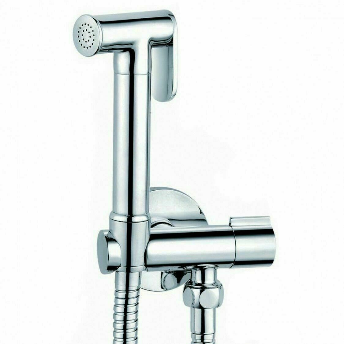 Hand Held Bathroom Bidet Spray Kit With Thermostatic Temperature Mixer Chrome UK