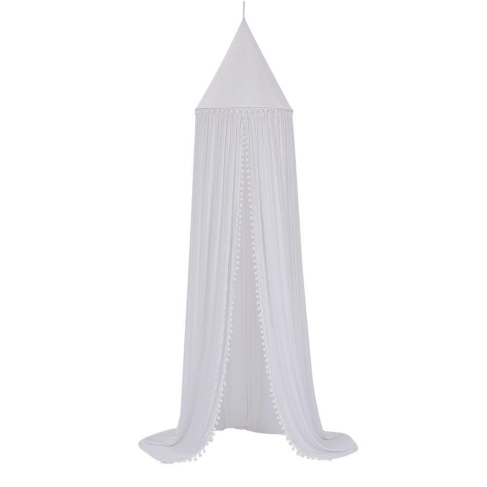 Kids Baby Bed Canopy Bedcover Mosquito Net Curtain Bedding Dome Tent Cotton
