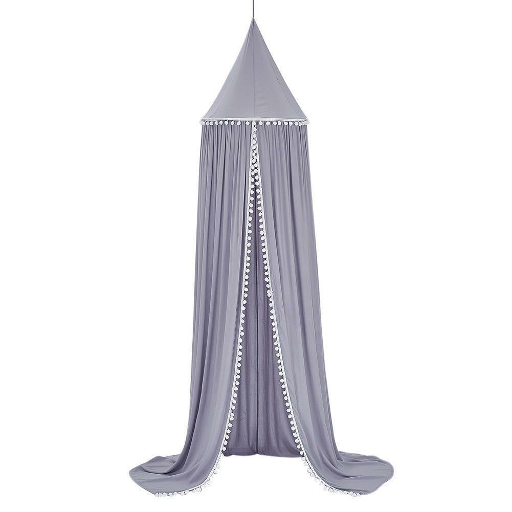Kids Baby Bed Canopy Bedcover Mosquito Net Curtain Bedding Dome Tent Cotton