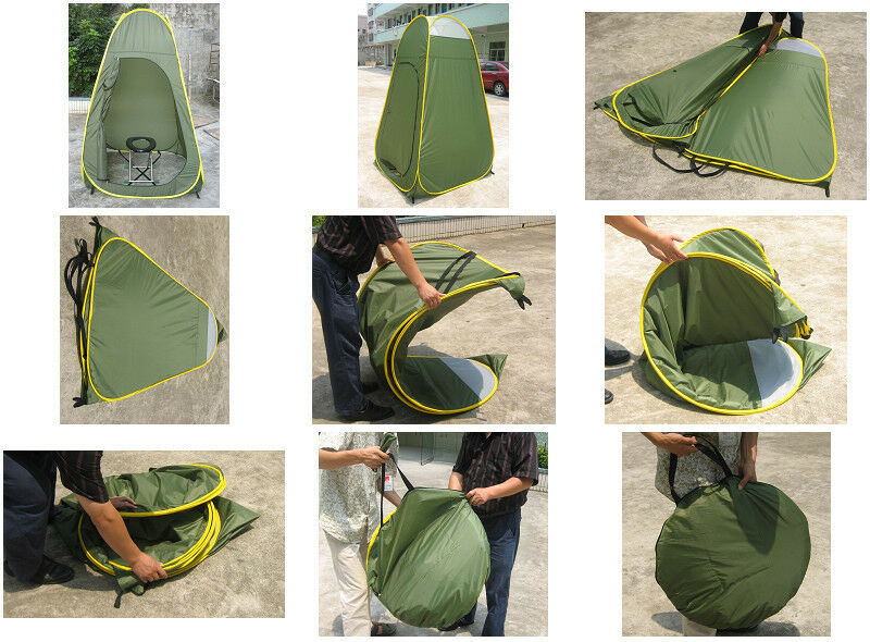 Portable Instant POP Up Tent Camping Toilet Shower Changing Single Room Privacy
