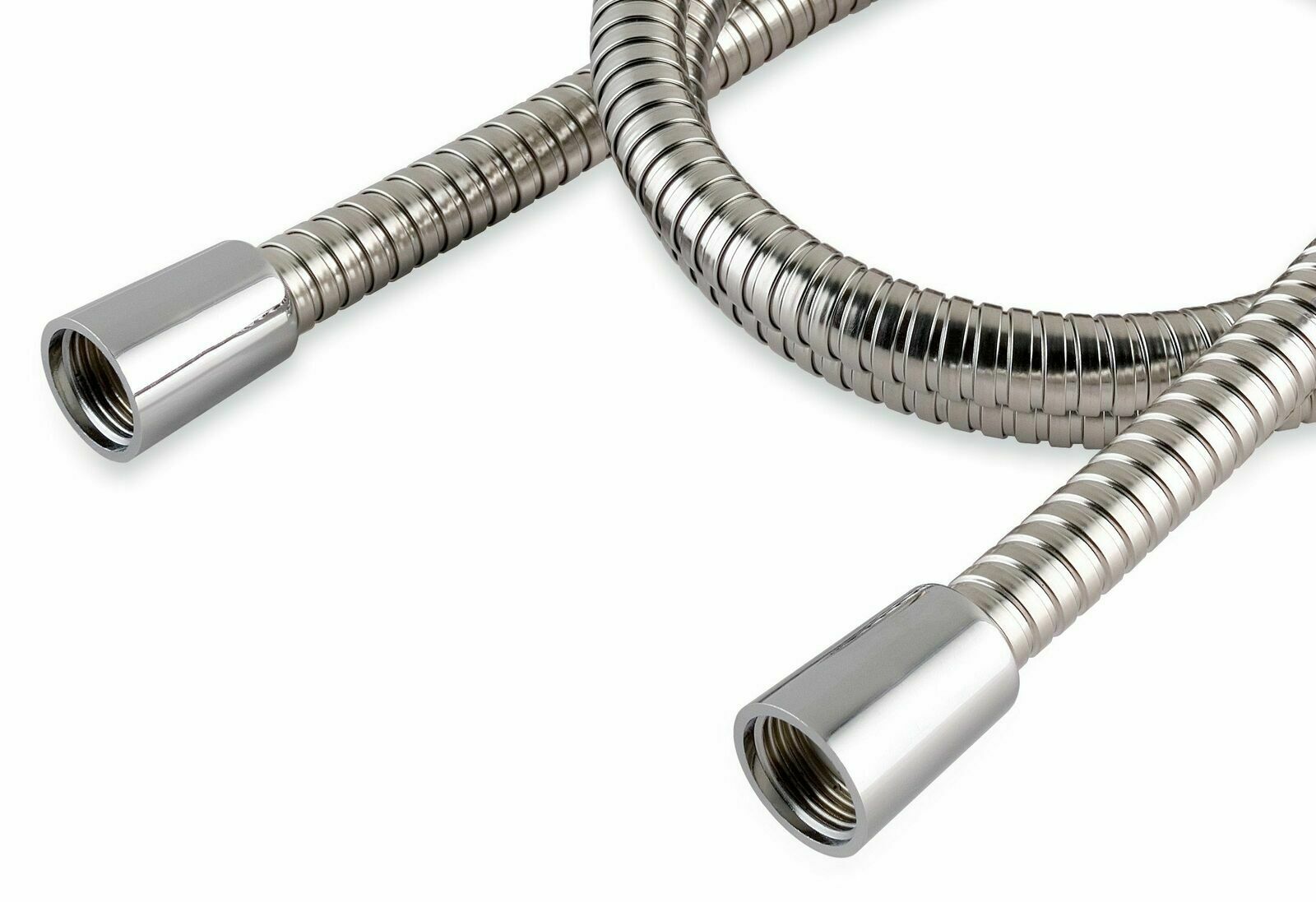 Stainless Steel 1.5m Hi Flow Double Interlock Shower Hose MX Group 1.5m Replace