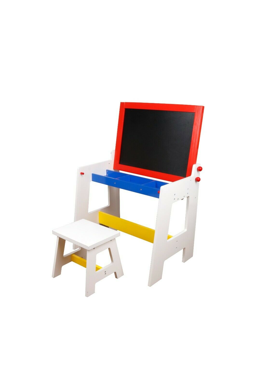 Kids Study Table 2 in 1 Blackboard + Drawing Table & Chair Set For Xmas Birthday