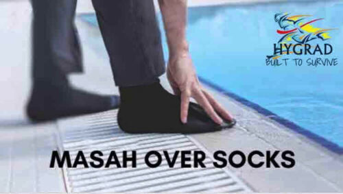 HYGRAD Waterproof Outdoor Socks Muslim Prayer Wudhu Socks Sharia Compliant UK