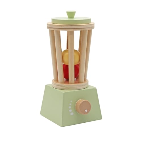 HYGRAD Wooden Kids Toys Play Set Kitchen Accessories Role Play With Accessories For Ages 3+ (Food Blender)