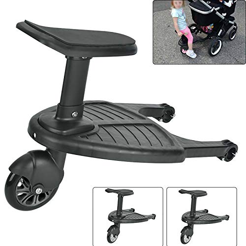 HYGRAD® Buggy Stroller Step Board Connector Stand Toddler Kids Pushchair max 2.5cm Diameter on Buggy Attachment bar