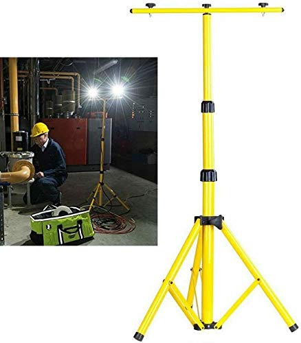 HYGRAD® LED Flood Light Tripod Stand Portable Work Site Floodlight Telescopic Tripod UK