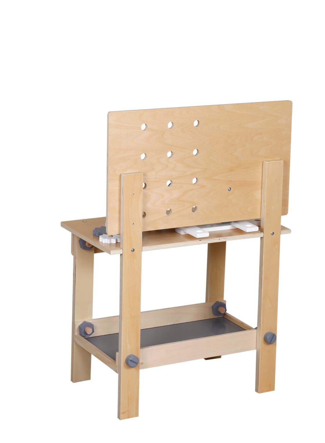 HYGRAD® Kids Work Bench And Tools Play Set Wooden Sturdy Pretend Play Builder, Plumber Work Station Set With Tools