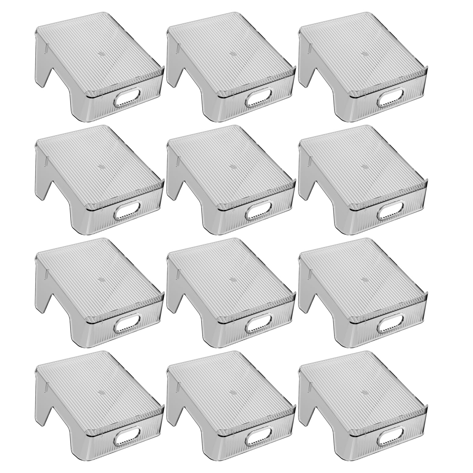Double Layer Shoe Rack Slots Organizer 25 X 23 X 12.7cm Stacker Space - Saving Transparent Plastic Shoe Holder - Stand Shoe Rack Wardrobe Storage For Cabinet