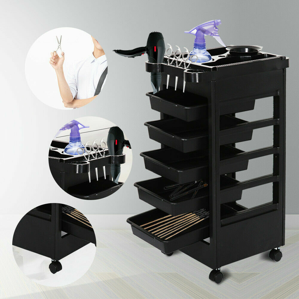 Multi purpose Storage trolley for Hairdressers Nail Salon Tattoo artist Spa UK