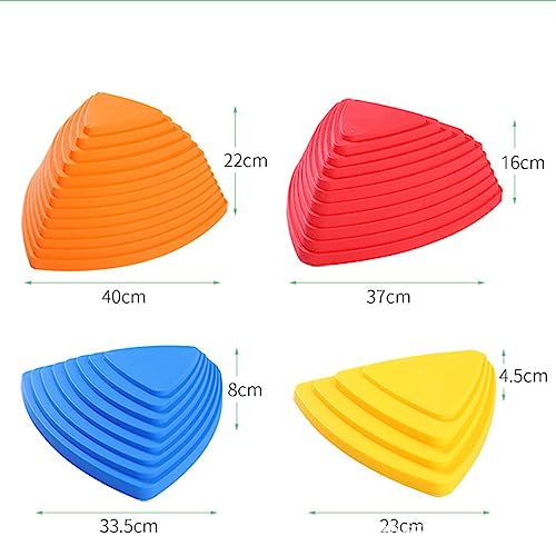 11pcs Rubber Stepping Stone Game For Kids Activity Balance Stones Balance Beam Game For Children Indoor And Outdoor Kids Activity