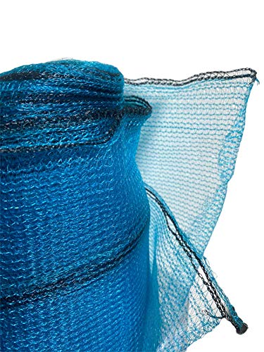 Green or Blue Construction Scaffolding Debris Netting 2M X 50M Protection Netting For Crops, Plants, Gardening And Debris.