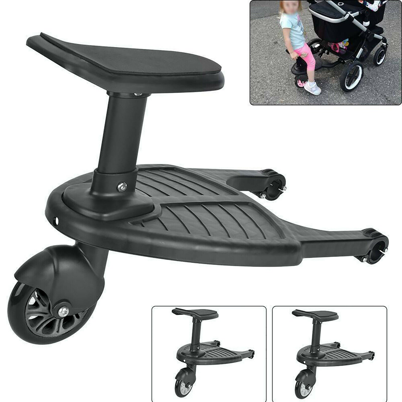Buggy Stroller Board Attachment Toddlers Stroller and Seat Clip On To Pram Buggy