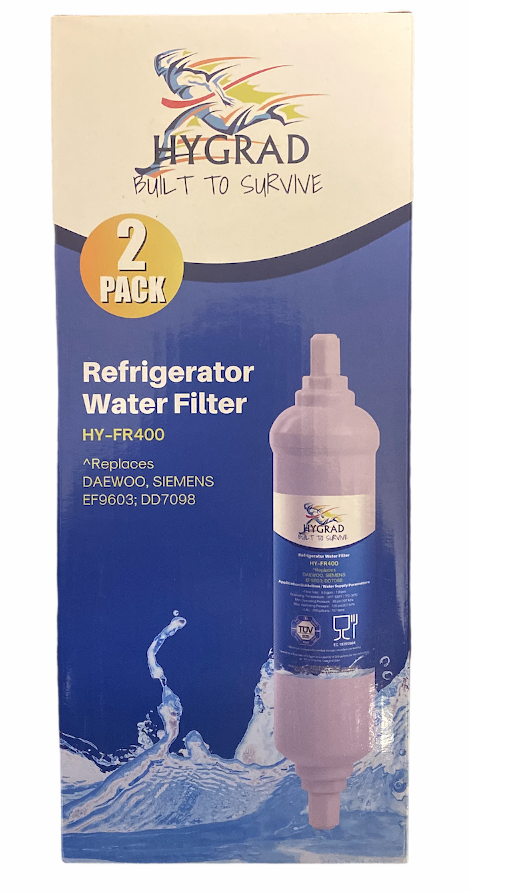 Replacement Fridge Water Filters For Daewoo Siemens, EF9603, DD7098 By HYGRAD