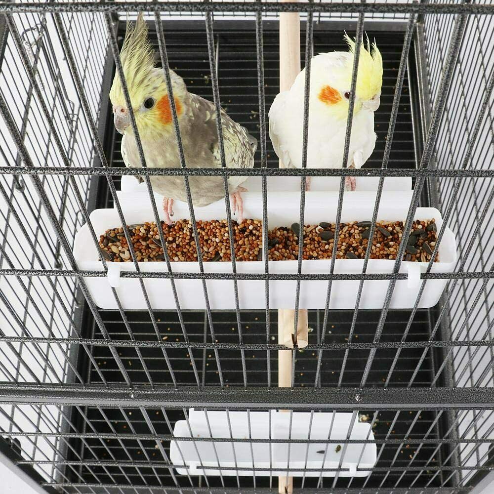 Extra Large 132cm Metal Parrot Cage For Cockatoo/Parrot/Lovebird With Trays UK