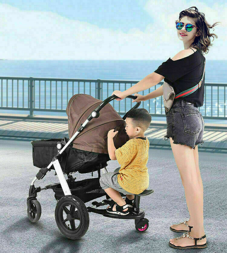 Buggy Stroller Board Attachment Toddlers Stroller and Seat Clip On To Pram Buggy