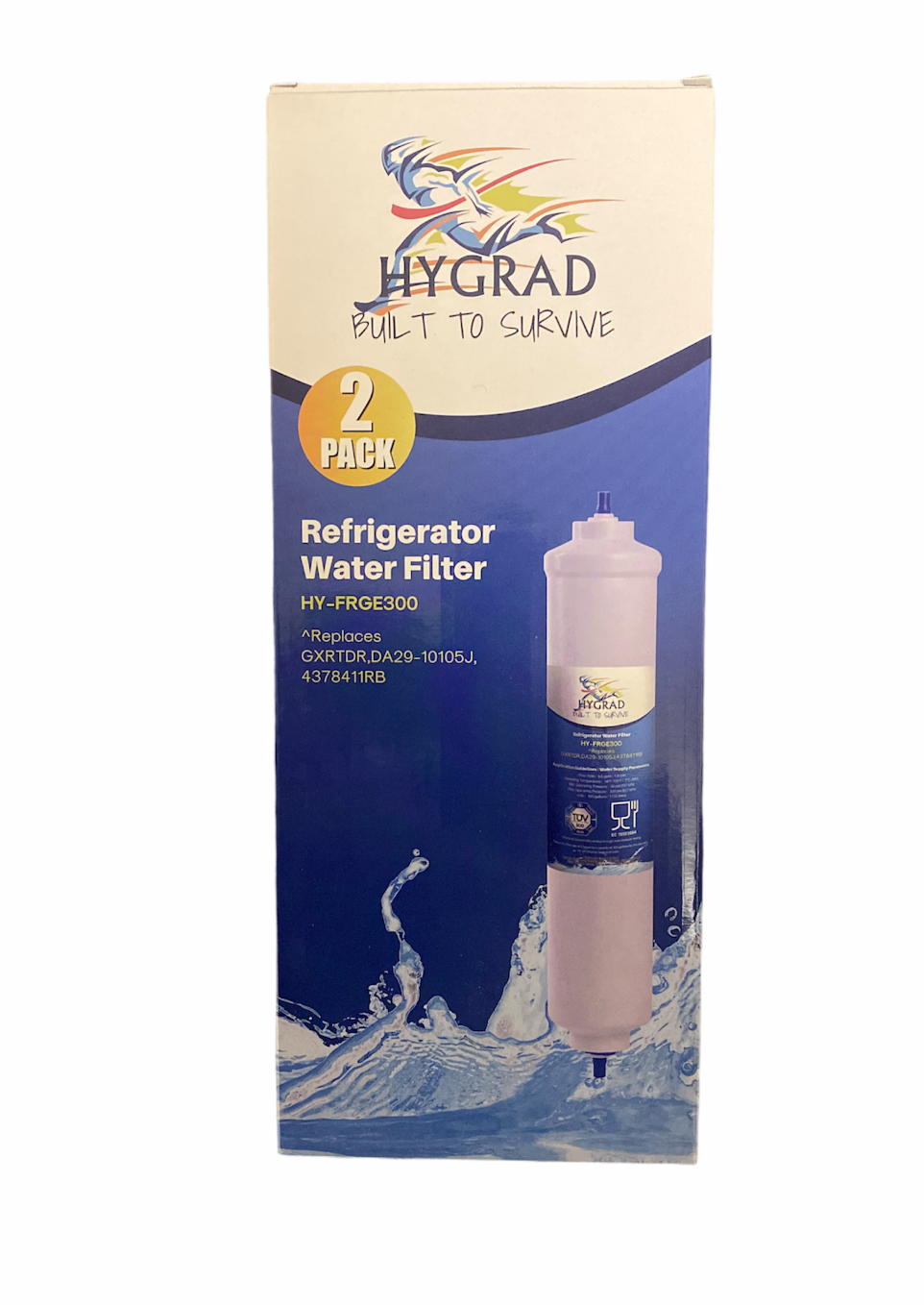 2 pack 3 pack Fridge Water Replacement Filters For SAMSUNG DA29-10105J by HYGRAD