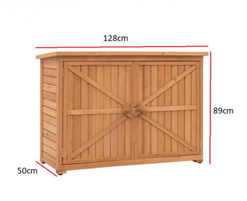 Outdoor Large Wooden Shed Garden Tool Storage Cabinet For Garden Tools Organiser