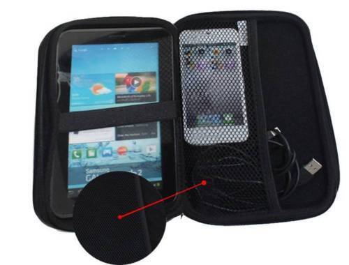 Black GPS Hard Carry Case For Garmin Dezl 760LMT-D 7'' GPS Sat Nav