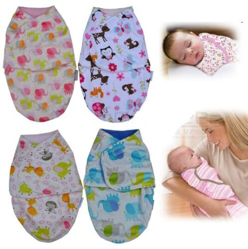 Newborn Baby Toddler Swaddle Wrap Blanket Sleeping Bag Sleep Sack Bedding UK