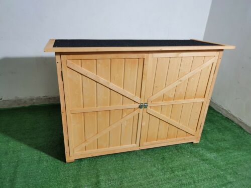 Outdoor Large Wooden Shed Garden Tool Storage Cabinet For Garden Tools Organiser